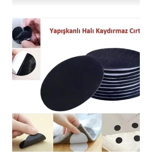 Pratik 20 Adet Halı Kilim Minder Nevresim Örtü Kaydırmaz Cırt Bant Seti Yapışkanlı Halı Kaydırmaz
