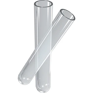 Cam Deney Tüpü Boroslikat Dibi Yuvarlak 12*75MM 5ml 10 Adet