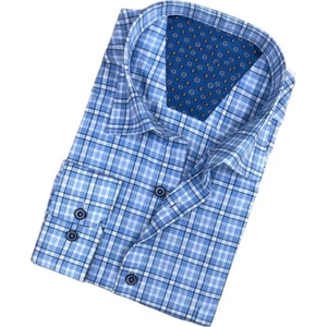 Gömlek Galerisi Klasik Kesim Uzun Kollu Ekoseli Erkek Gömlek