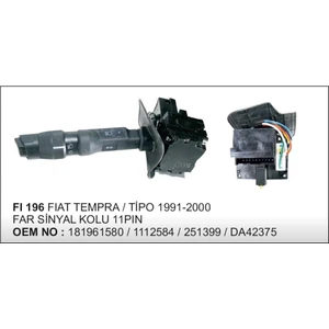 Far Sinyal Kolu Tempra Tipo 1991-2001 11PIN