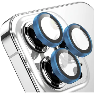 Piyasa Sepeti Apple iPhone 13 Pro Max Gerçek Cam Safir Lens Koruma Mavi