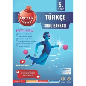 Nartest Yayınevi Nartest 5.sınıf Prestij Türkçe Soru Bankası