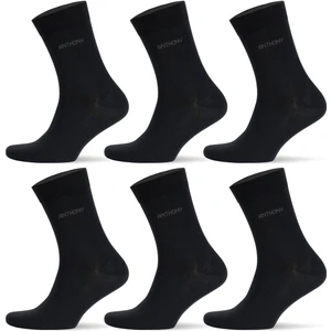 Anthony Jackson 6 Çift Kutulu Bambu Premium Klasik Erkek Çorap