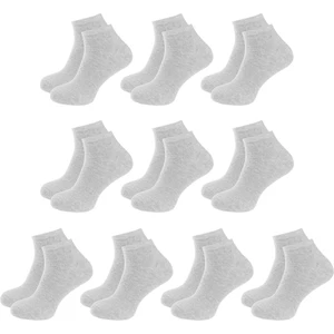 Anthony Jackson 10 Çift Kutulu Bambu Premium Bay-Bayan Patik Çorap - Bilek Boy Kısa Spor Koşu ve Yürüyüş Çorabı