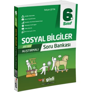 Gizli Yayınları 2025 6. Sınıf Sosyal Bilgiler Alıştırmalı Soru Bankası