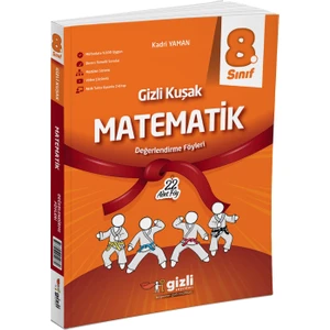 Gizli Yayınları 2025 8. Sınıf Matematik Değerlendirme Föyleri Gizli Kuşak Serisi