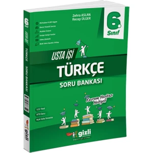 Gizli Yayınları 2025 6. Sınıf Türkçe Usta İşi Soru Bankası - Kavram Haritası
