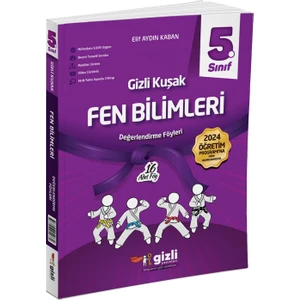 Gizli Yayınları 2025 5. Sınıf Fen Bilimleri Değerlendirme Föyleri Gizli Kuşak Serisi