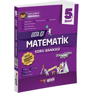 Gizli Yayınları 2025 5. Sınıf Matematik Usta İşi Soru Bankası - Kavram Haritası