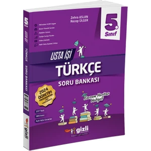 Gizli Yayınları 2025 5. Sınıf Türkçe Usta İşi Soru Bankası - Kavram Haritası