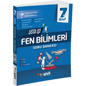 Gizli Yayınları 2025 7. Sınıf Fen Bilimleri Usta İşi Soru Bankası - Kavram Haritası