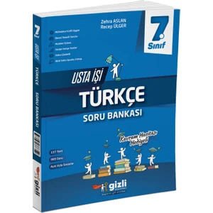 Gizli Yayınları 2025 7. Sınıf Türkçe Usta İşi Soru Bankası - Kavram Haritası