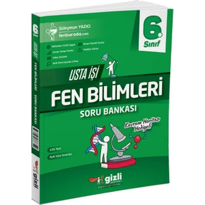 Gizli Yayınları 2025 6. Sınıf Fen Bilimleri Usta İşi Soru Bankası - Kavram Haritası