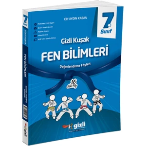 Gizli Yayınları 2025 7. Sınıf Fen Bilimleri Değerlendirme Föyleri Gizli Kuşak Serisi