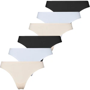 Giorgina Ferri Likralı 6'lı Kutu Premium Günlük Kullanıma Uygun Tanga Külot Maya G-005 C