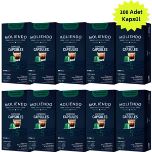 Moliendo Alüminyum Kapsül Kahve No:5 Avantaj Paketi (100 Adet Nespresso Uyumlu Alüminyum Kapsül)
