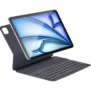 Ipad Air 11 Inç M2 6. Nesil Uyumlu Case Magic Keyboard Folio Utra Slim Klavyeli Tablet Kılıfı