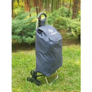 Magbeth Store D200 Lacivert ( Yeni ) Sessiz Tekerli Pazar Arabası, Büyük Boy Su Geçirmez Pazar Çantası