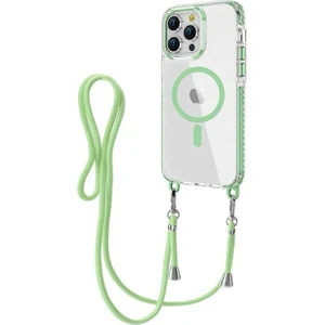 Apple iPhone 15 Pro Max Kılıf Crossbody Magsafe Özellikli Boyun Askılı Kılıf