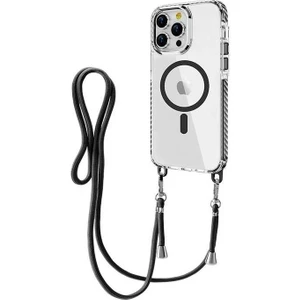 Apple iPhone 14 Pro Max Kılıf Crossbody Magsafe Özellikli Boyun Askılı Kılıf