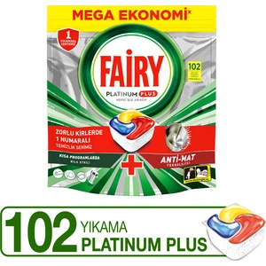 Platinum Plus Bulaşık Makinesi Deterjanı 102’li