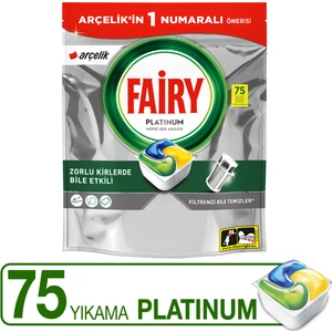 Platinum Bulaşık Makinesi Deterjanı 75’li  Arçelik Özel Paketleri