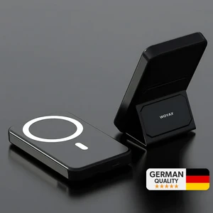 By Deji Magsafe Powerbank 10000mah Standlı Hızlı Taşınabilir Batarya iPhone 12 13 14 15 16 Android - SİYAH