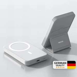 By Deji Magsafe Powerbank 10000mah Standlı Hızlı Taşınabilir Batarya iPhone 12 13 14 15 16 Android - BEYAZ