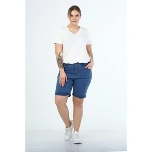 5 Cep Denim Şort