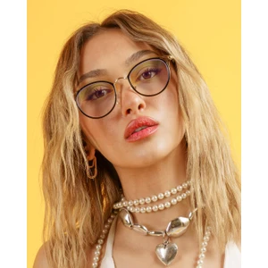 Corney Design Linda Siyah Gözlük (Mavi Işık Filtreli)