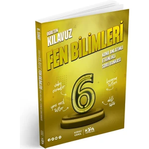 KVA Yayınları 2025 6. Sınıf Fen Bilimleri Öğreten Kılavuz Konu Anlatımlı Etkinlikli Soru Bankası