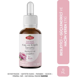 Kaş Ve Kirpik Serumu Gül Kürü 15 ml
