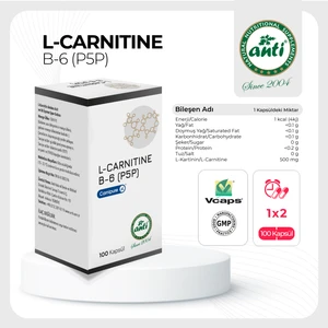 L Carnitine Kapsül (Carnipure) & B6 ( P5P )