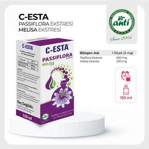C Esta Passiflora Melisa Ekstresi 150 ml Şurup