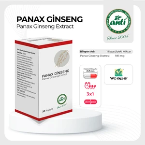 Panax Ginseng Ekstresi(%12 ginsenosides) 30 Kapsül