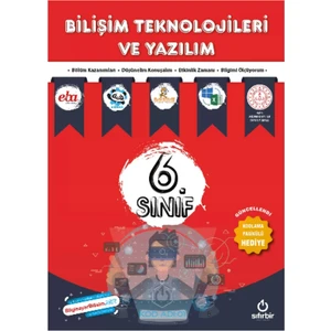 Sıfırbir Yayınları Bilişim Teknolojileri ve Yazılım 6.sınıf