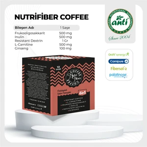 Nutri Fiber Coffee 6in1 Fonksiyonel Kahve Saşe 10 Lu