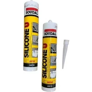 Silikon Şeffaf (Soudal) 2 Adet