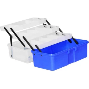 Albastar Şeffaf Kapaklı Balıkçı Çantası 16INÇ Standart