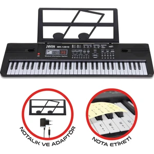 MK-1261B 61 Tuşlu Elektronik Org (Etiket. Adaptör Hediye)