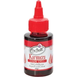 Dr. Gusto Su Bazlı Kırmızı Likit (Sıvı) Boya 60 ml