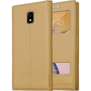 Samsung Galaxy J3 Pro Uyumlu Pencereli Kapaklı Magnum Kılıf