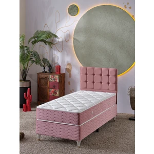 Bengü 3Lü Tek Ki̇şi̇li̇k Set ( Baza+Başlık+Yatak ) 90x190cm