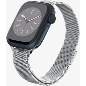 Apple Watch 42mm Seri 11/10 - 41mm Seri 9/8/7 - 40mm Seri SE/3/SE2/SE/6/5/4 ile Uyumlu Kordon Kayış Band Lite Fit Silver - AMP06842