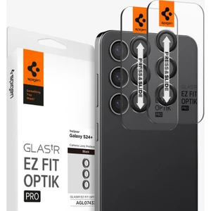 Galaxy S24 Plus Kamera Lens Camı Koruyucu Kolay Kurulum GLAS.tR EZ Fit Optik Pro (2 Adet) Black - AGL07433