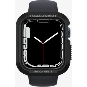 Apple Watch 45mm/44mm (Seri 9/8/SE2/7/6/SE/5/4) Kılıf Rugged Armor Black - 062CS24469