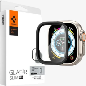 Apple Watch Ultra 49mm 2/1 ile Uyumlu Cam Ekran Koruyucu Glas tR Slim HD Pro Black - AGL06163