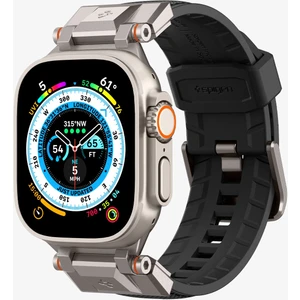 Apple Watch 49mm Ultra 2/1 - 46mm Seri 10 - 45mm Seri 9/8/7 - 44mm Seri SE2/SE/6/5/4 Kordon Kayış Band DuraPro Armor Black - AMP06065