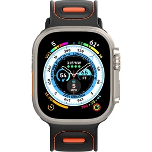 Caseology Apple Watch 49mm Ultra 2/1 - 46mm Seri 10 - 45mm Seri 9/8/7 - 44mm Seri SE2/SE/6/5/4 Kordon Kayış Band Athlex Orange - AMP06250