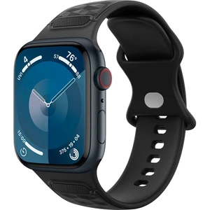 Caseology Apple Watch 49mm Ultra 2/1 - 46mm Seri 10 - 45mm Seri 9/8/7 - 44mm Seri SE2/SE/6/5/4 Kordon Kayış Band Parallax Matte Black - AMP07135